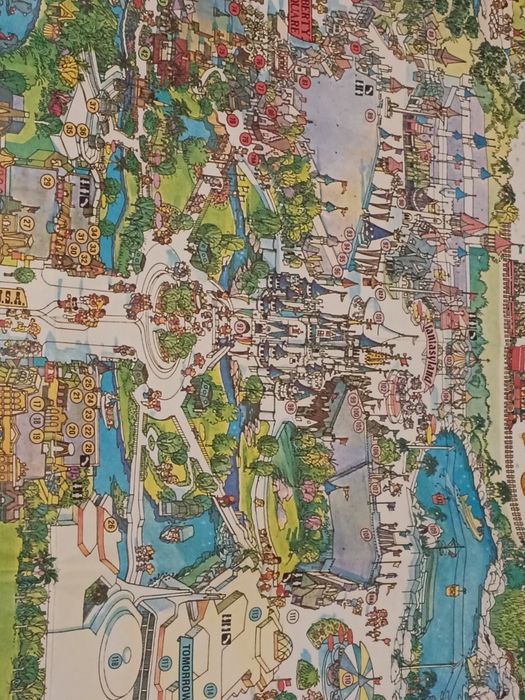 Mapa Magic Kingdom Disney