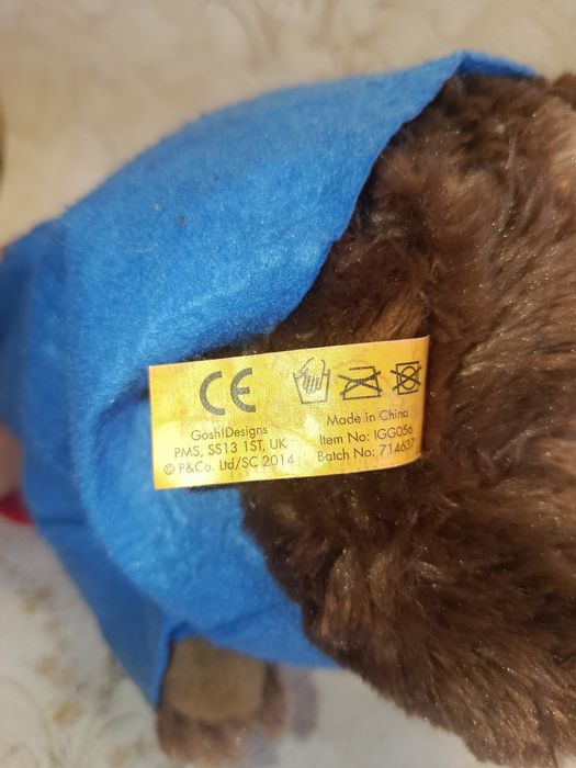 Мишка Паддингтон Paddington Gosh Designs Paddington медвежонок мягкая игрушка