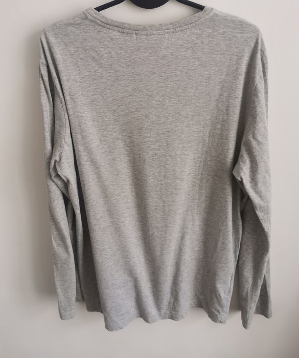 Lacoste bluzka długi rękaw logowana męska bawełna M/L