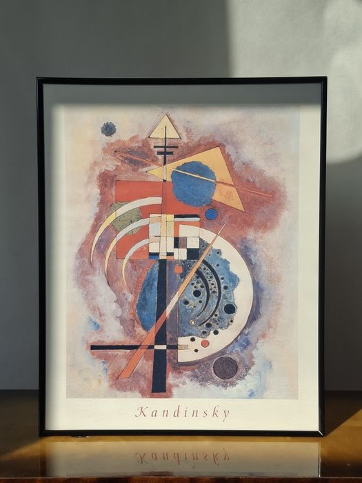 Kandinsky plakat obraz w ramie abstrakcja bauhaus vintage