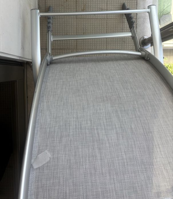 Espreguiçadeira jardim / varanda em aluminio resistente e leve