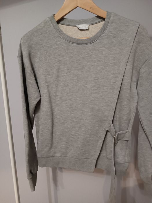 Super szara bluza -Szachownica