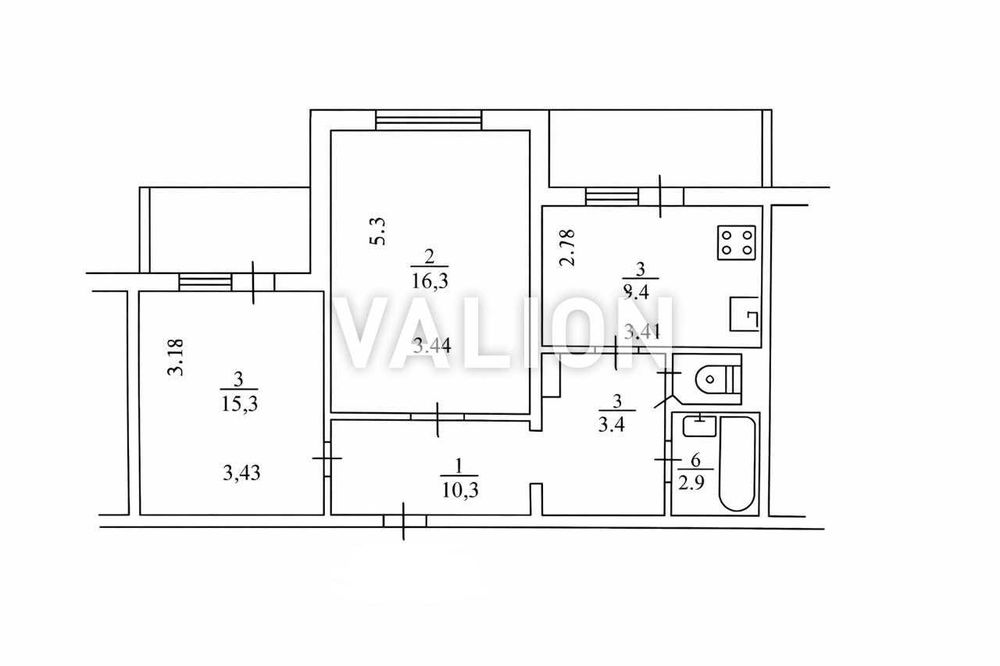 Продаж 2-кімнатної квартири Якуба Колоса 4-А Святошинський р-н, без %