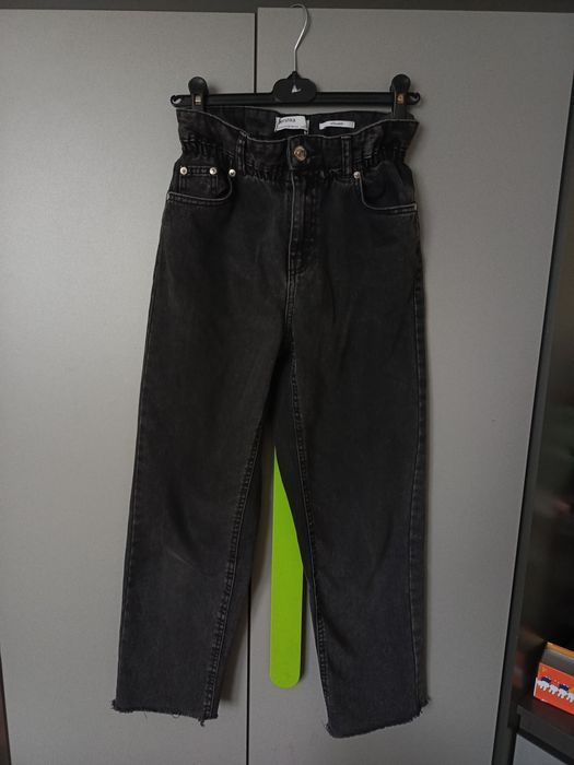 Szerokie spodnie jeansowe Bershka XS