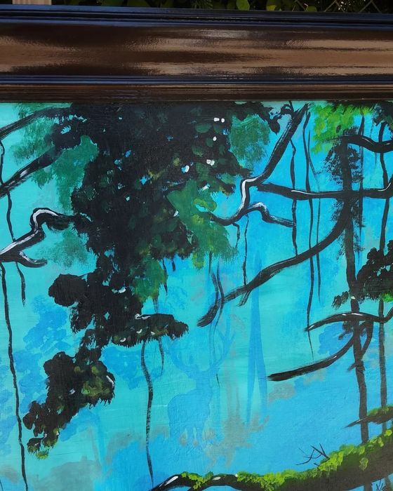 Pintura em acrílico