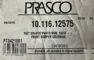 Para Choques Fiat Grande Punto frente 2006