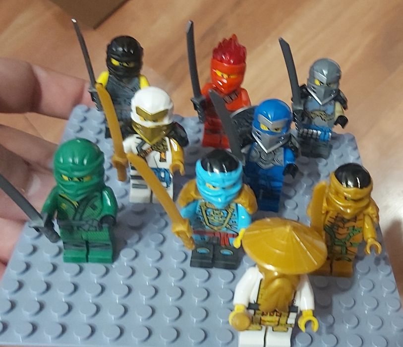 Klocki figurki Ninjago Ninja go 9 sztuk