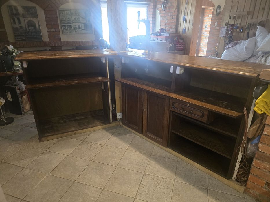 Bufet Bar Lada  lite drewno dąb