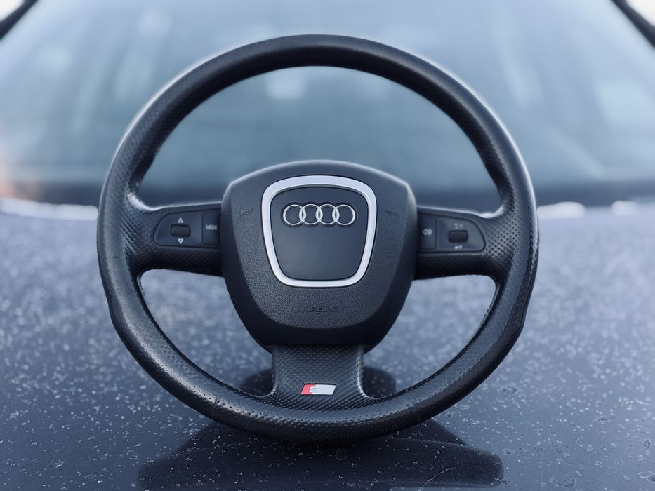 Руль кермо S Line Audi A6 C6 A4 B7 три шпиці Ауді А6 С6 А4 Б7