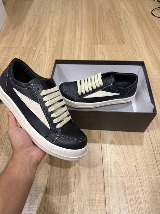 Rick owens Vans preto e branco milk