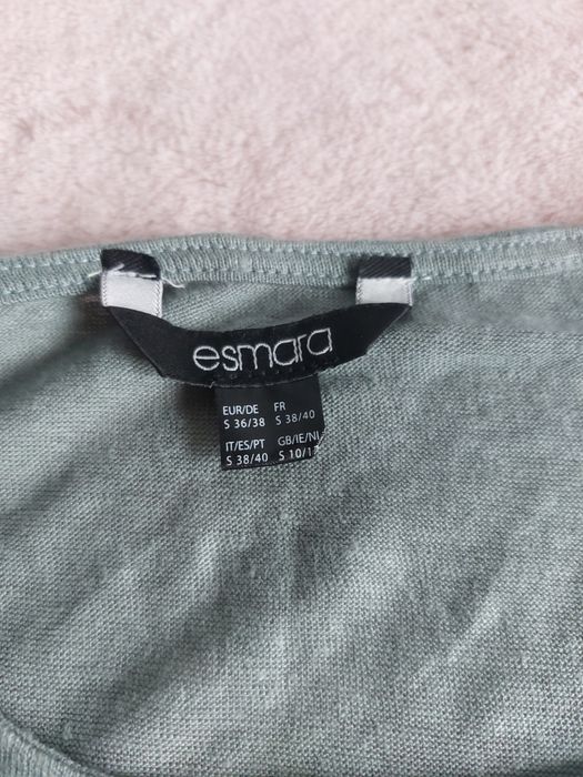 Długi lniany top rozmiar S