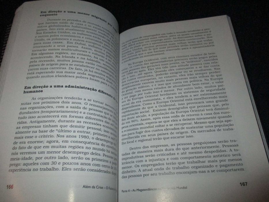 Livro Além da crise O Futuro do Capitalismo