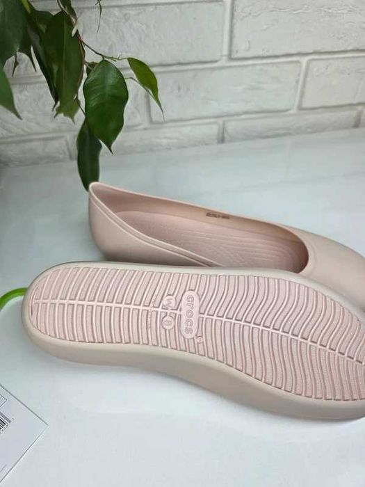 Baleriny crocs 38 39 w kolorze cielistym Crocsy baleriny 39