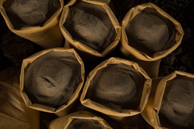 Tynki gliniane - substrat z gliny mielonej suchej