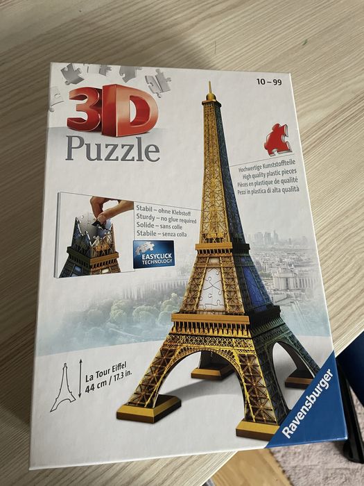 Puzzle 3D Wieza Eiffla
