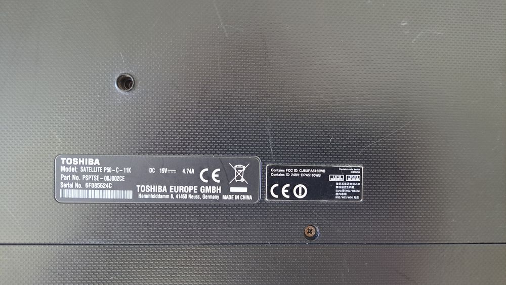 Toshiba Satellite P50 - RAM 8GB - Processador Intel® Core™ i7-5500U