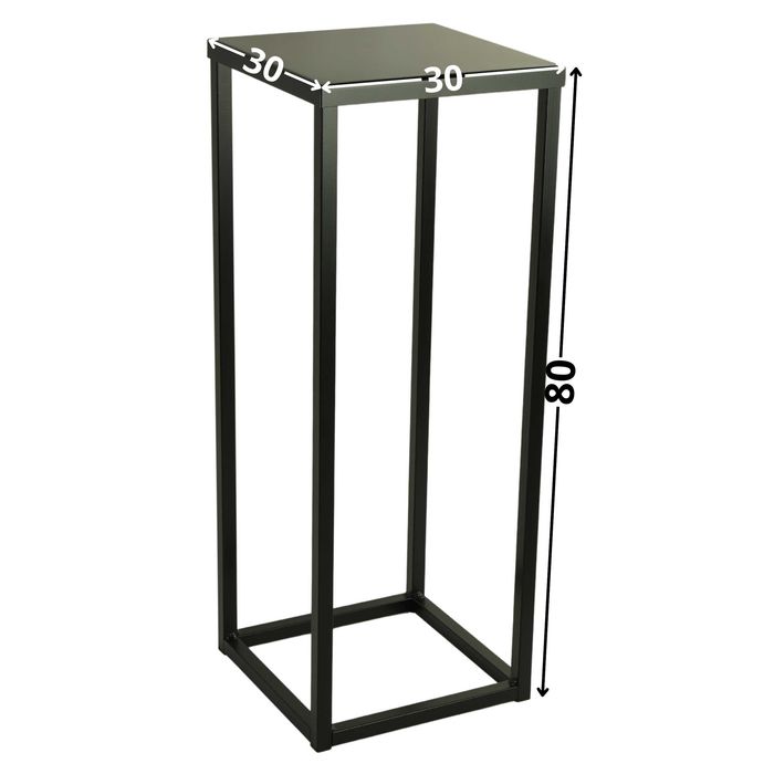 Metalowy kwietnik spawany LOFT pod masywną duzą donice roślinę kwiaty