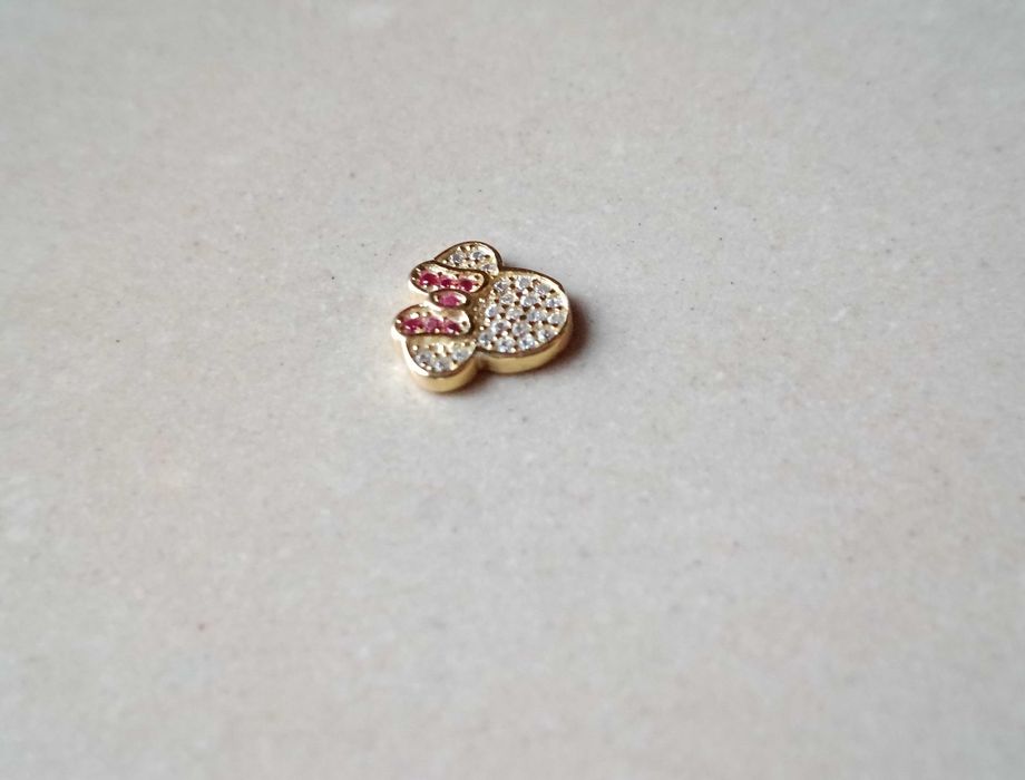 Petite Floating charms Myszka Minnie do szklanego wisiorka P