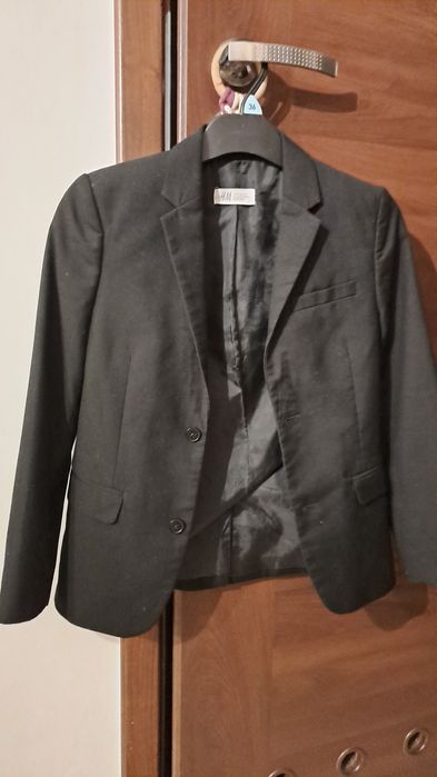 Marynarka H&M czarna 9 - 10 lat