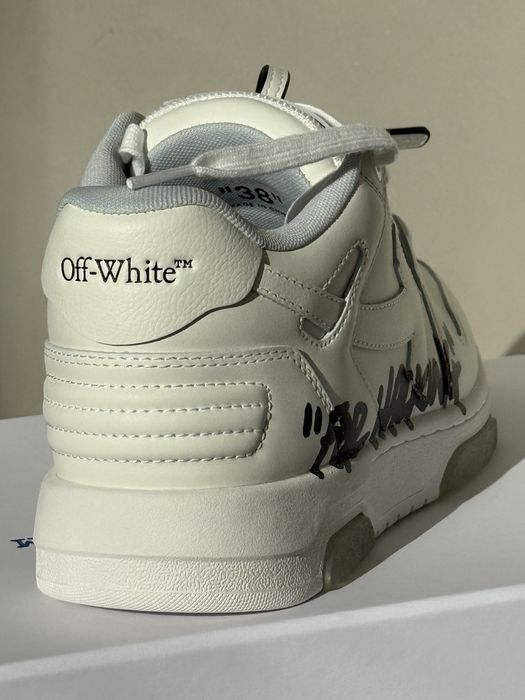 OFF-WHITE Жіночі шкіряні кросівки Out Of Office