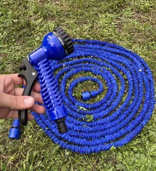 Шланг садовый для полива с распылителем‼️Оригинал ‼️3️⃣х слойный