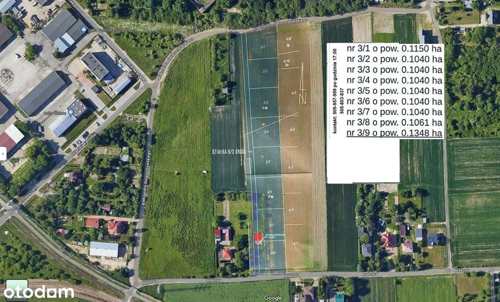 Działki budowlane Lublin ul. Makowa / Świętochowskiego