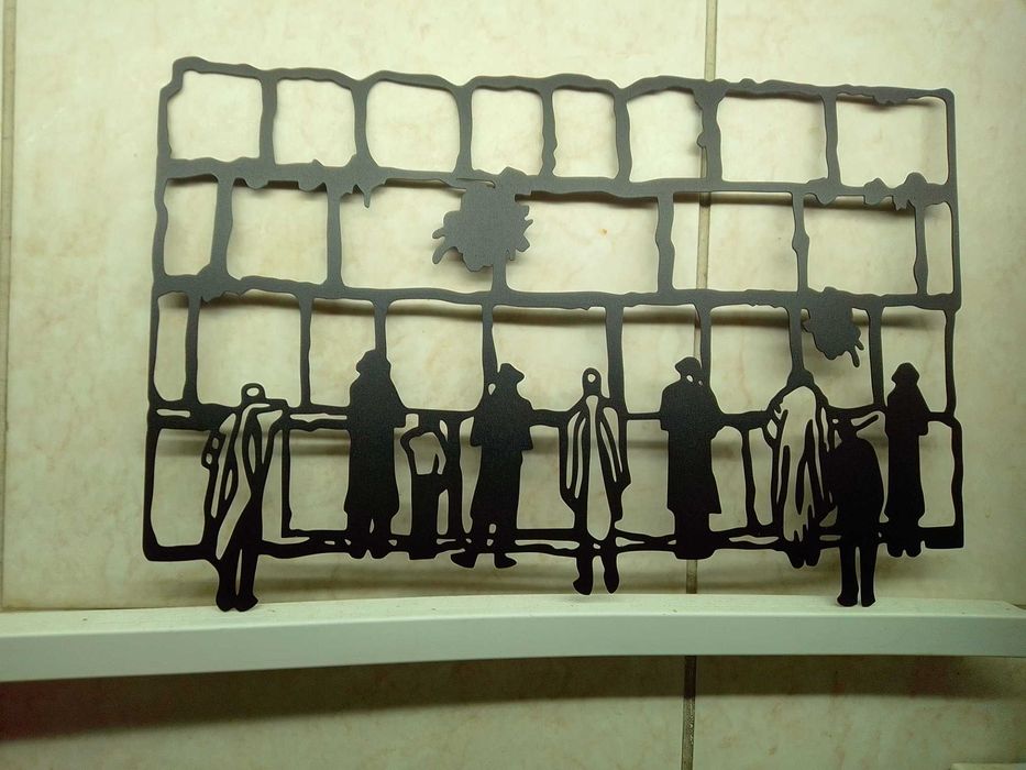 Украшение настенное Котель, стена плача подарок металл