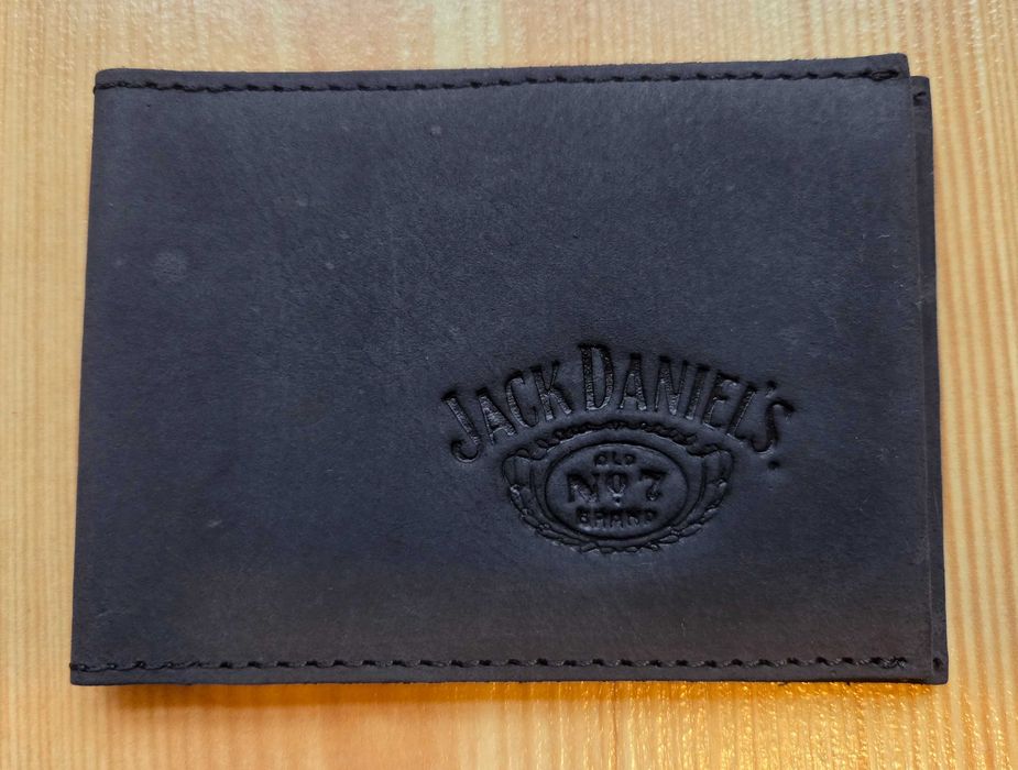 Nowy portfel, etui na karty Jack Daniel’s  – naturalna skóra
