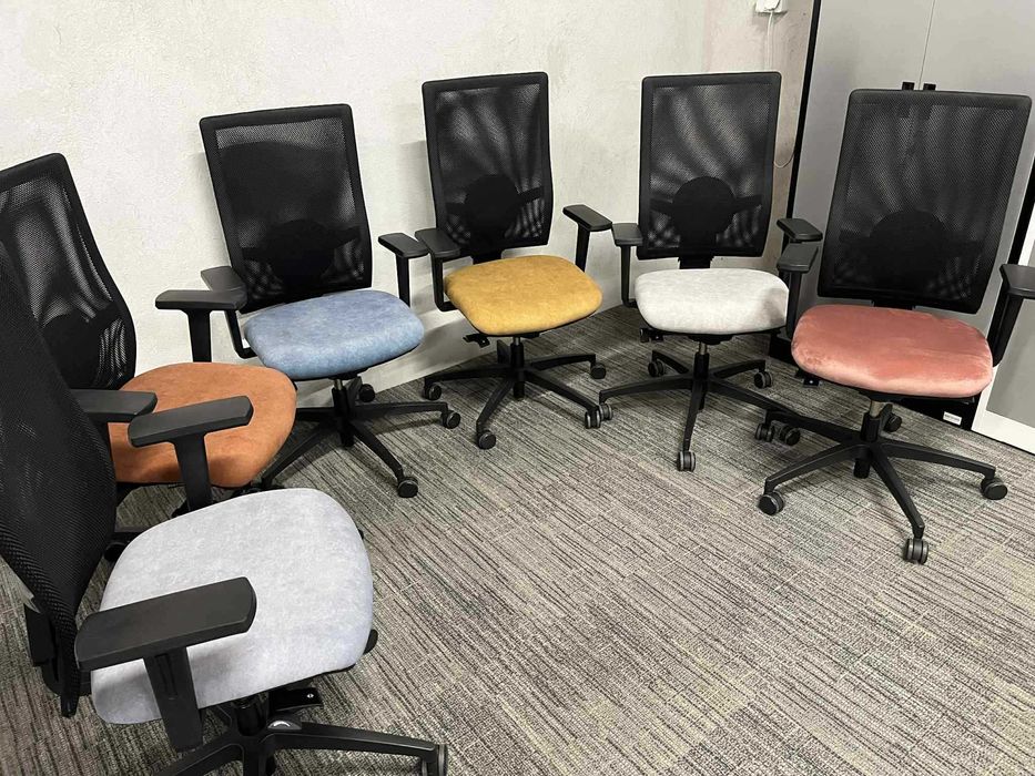 Fotel biurowy obrotowy ergonomiczny Dauphin TakeOver duża ilość!