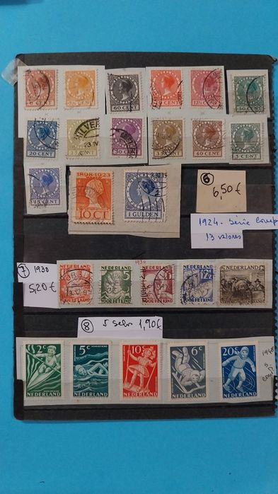 Selos da Holanda-1906 a 1936 - Ref.10/11