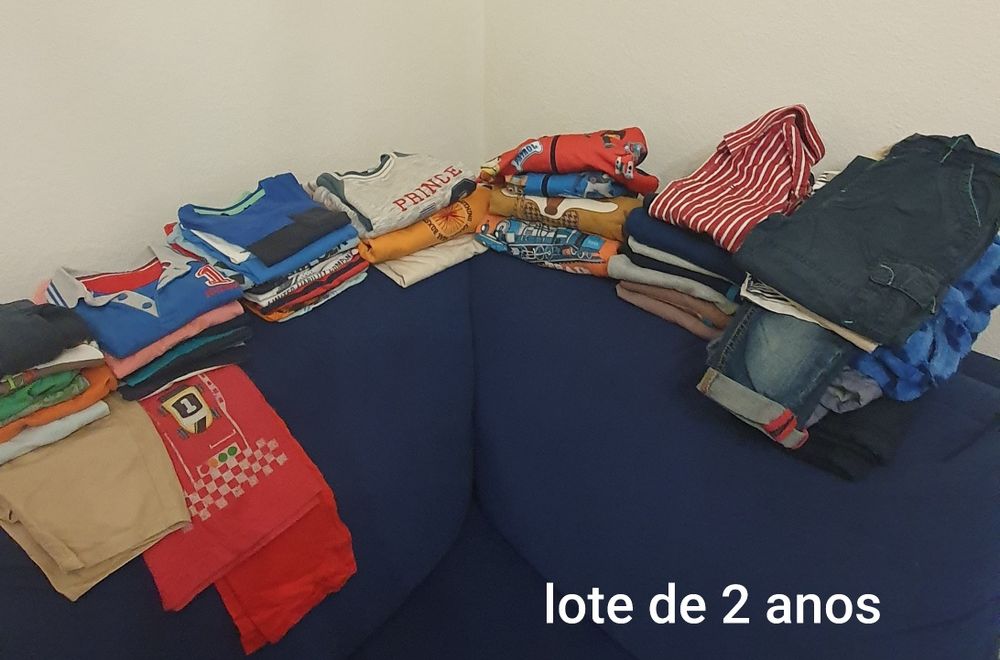 Roupa de menino 2 anos, bom estado, alguma de marca