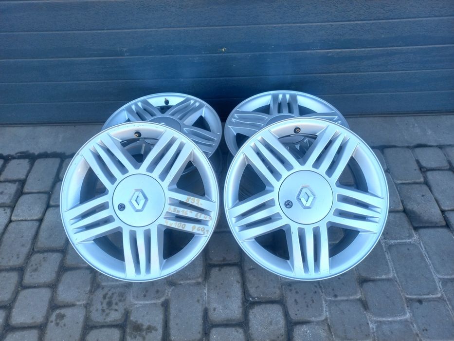 Oryginalne alufelgi 16" 4x100 Renault
