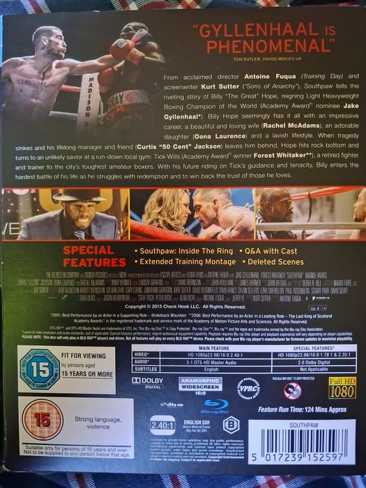 Blu Ray Southpaw nowy