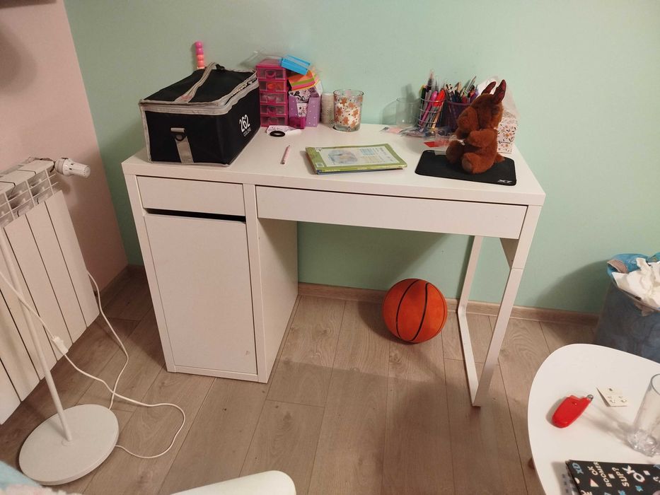 Biurko Ikea biale