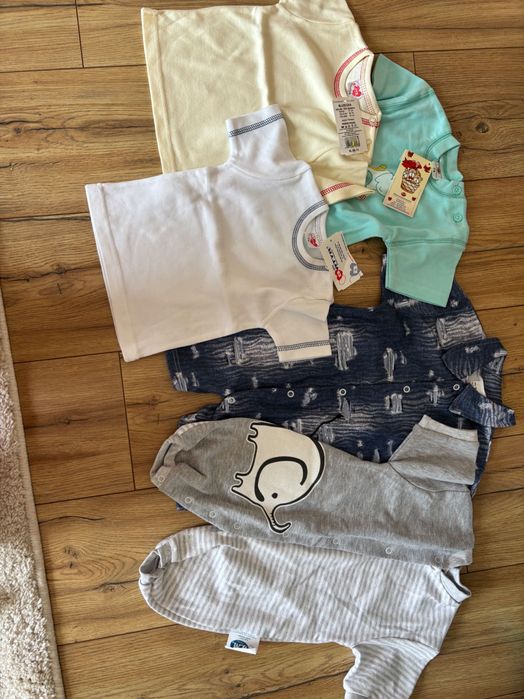 Zestaw ubranek na lato dla chłopca. Nowe 74