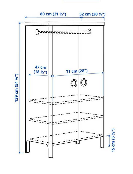 Roupeiro Criança Ikea Busunge