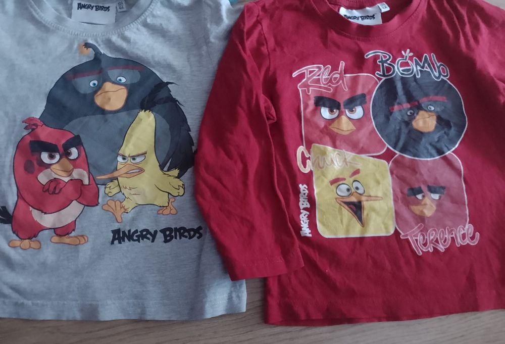 Komplet bluzki Angry birds