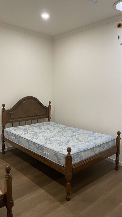 Cama antiga madeira 115x185
