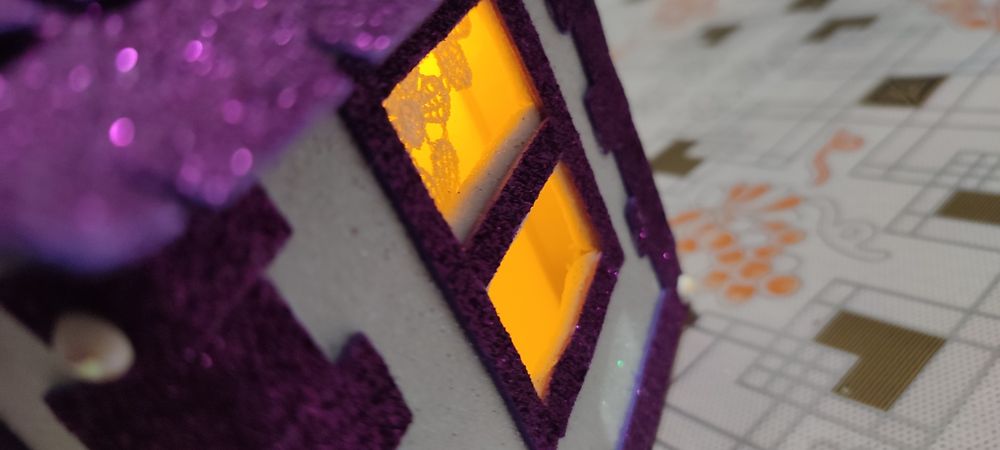 Домик-ночник хендмейд