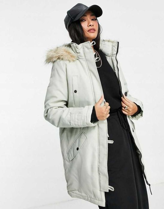 Vero Moda pistacjowa kurtka parka na wiosnę 38 m