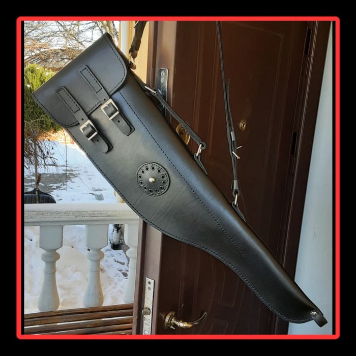 Чехол для ружья кожений.Патронташ.