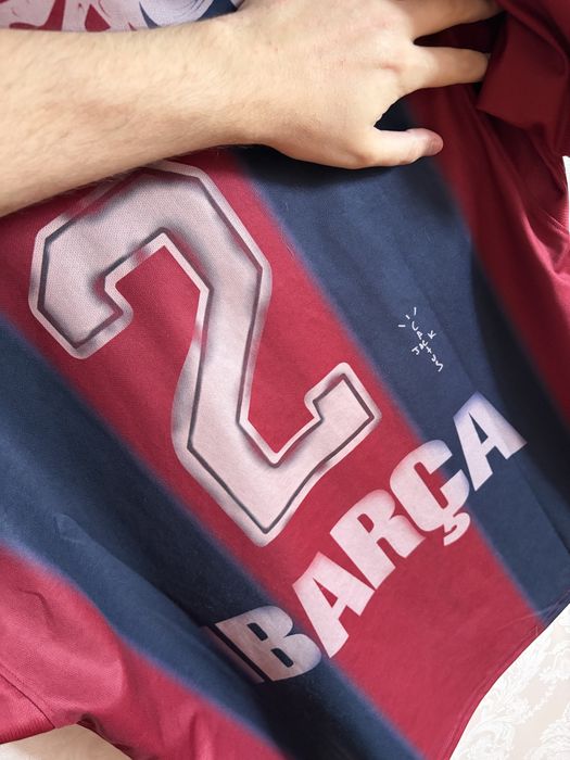 Футболка Travis Scott x Barcelona