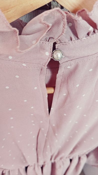 Ніжна сукня пудрово-рожевого кольору універсального розміру