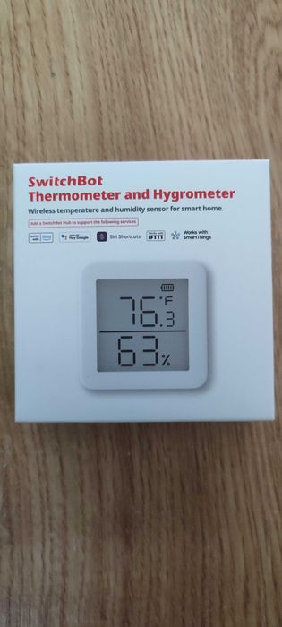SwitchBot Meter termometr higrometr Bluetooth Alexa