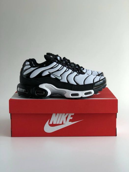 !ТОП! Nike Air Max TN Plus White/Black 40 41 42 43 44 45 46 тн белые
