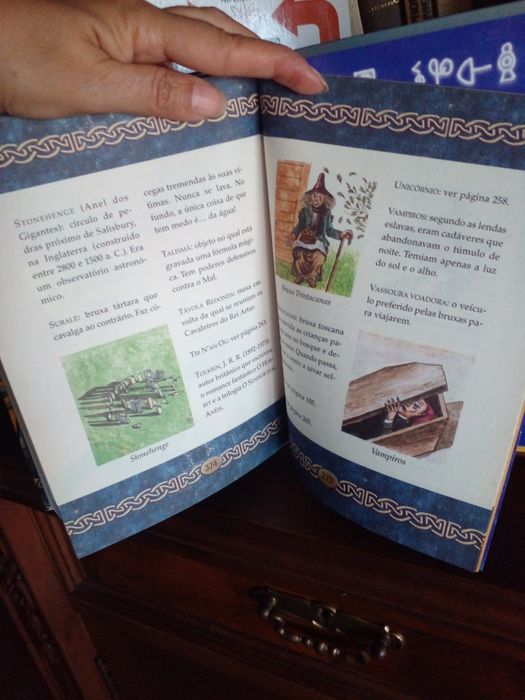 Livro de aventuras entitulado No Reino da FANTASIA