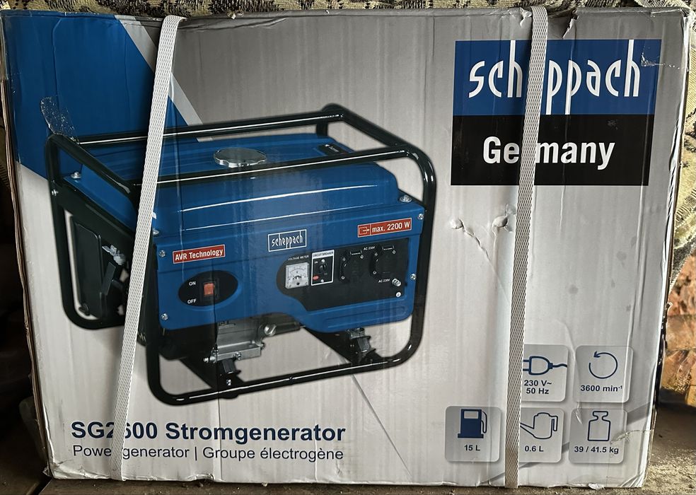 Генератор бензиновий Scheppach SG 2600