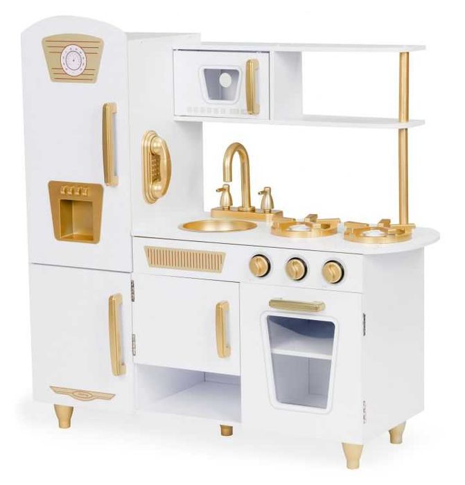 Kuchnia dla dzieci biało złota