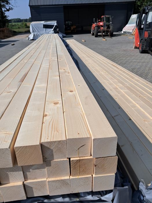 DREWNO BUDOWLANE KVH Kantowizna, belki, legary, łaty suche strugane