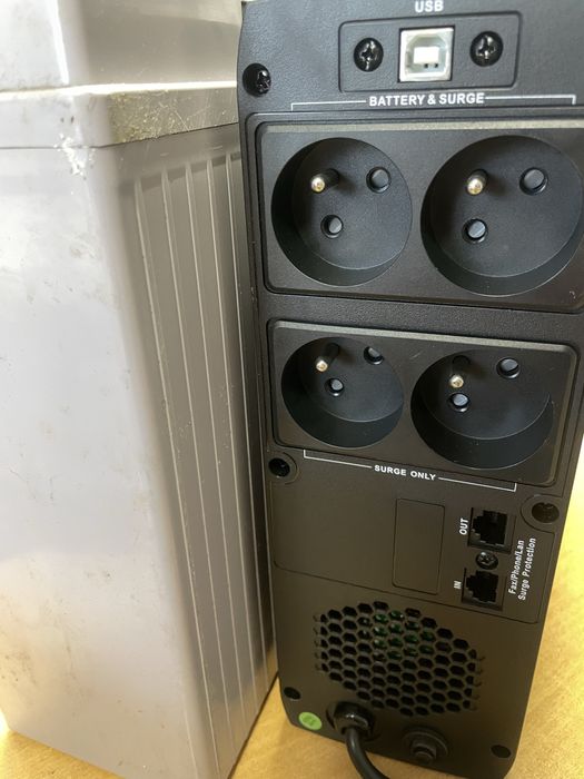 Комплект дбж power walker та акб 12в 100а